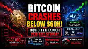 Bitcoin Faces Crucial $60,000 Psychological Support Test as Capital Rotates Heavily into AI Stocks